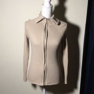 Evie Long Sleeved Zip Up Turtleneck Sweater